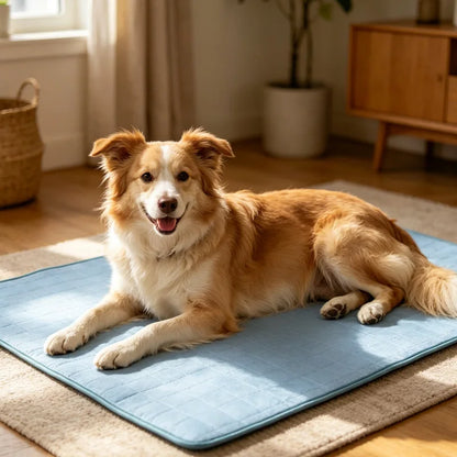 2026 Ice Cool Upgrade Dog Cooling Mat Summer Pet Cold Bed Extra Large for Small Big Dogs Pad Breathable Pet Cold Bed