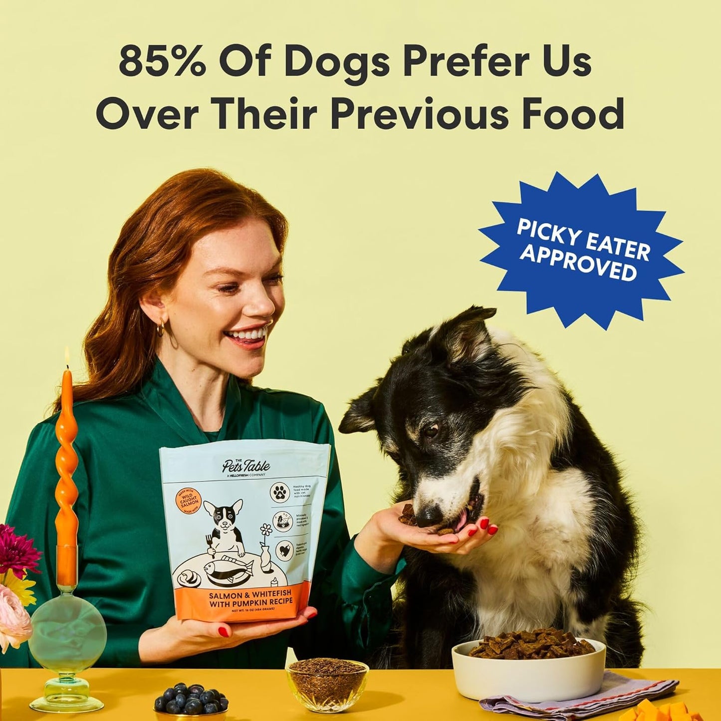 Air Dried Grain Free Dog Food for Dogs Large, Medium and Small | Puppy Dog Food, Adult Dog Food, Senior Dog Food | Beef & Berries 4.5 Lbs / 72 Oz Bag