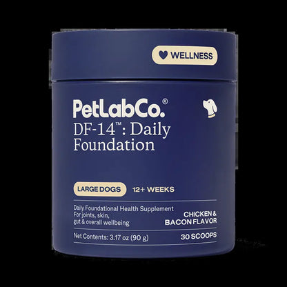 DF-14 Daily Foundation: 14-In-1 Multifunctional Dog Supplement Powder - Longevity Support Made Simple with One Easy Daily Scoop
