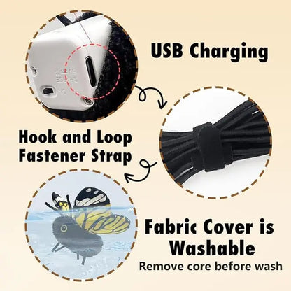 Interactive Electric Cat Toy - USB Rechargeable Fun for Kittens & Cats | Engaging Indoor & Outdoor Play for All Sizes