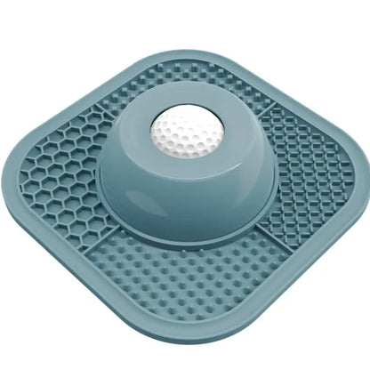 Pawlove Slow Feeder Dog Bowl with Entertained Ball-In - Anti-Slip Lick Bowl for Bone Broth & Yogurt, Perfect for All Breeds - Ideal for Dietary Supplements & Post-Op Nutrition