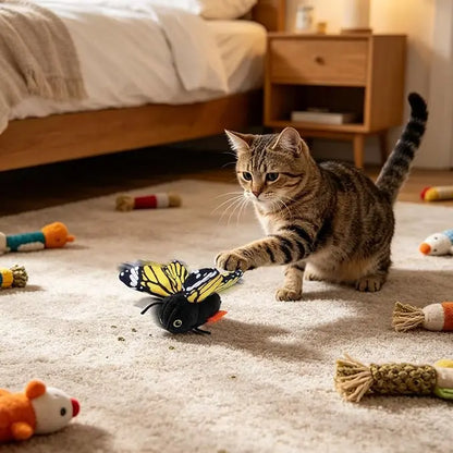 Interactive Electric Cat Toy - USB Rechargeable Fun for Kittens & Cats | Engaging Indoor & Outdoor Play for All Sizes