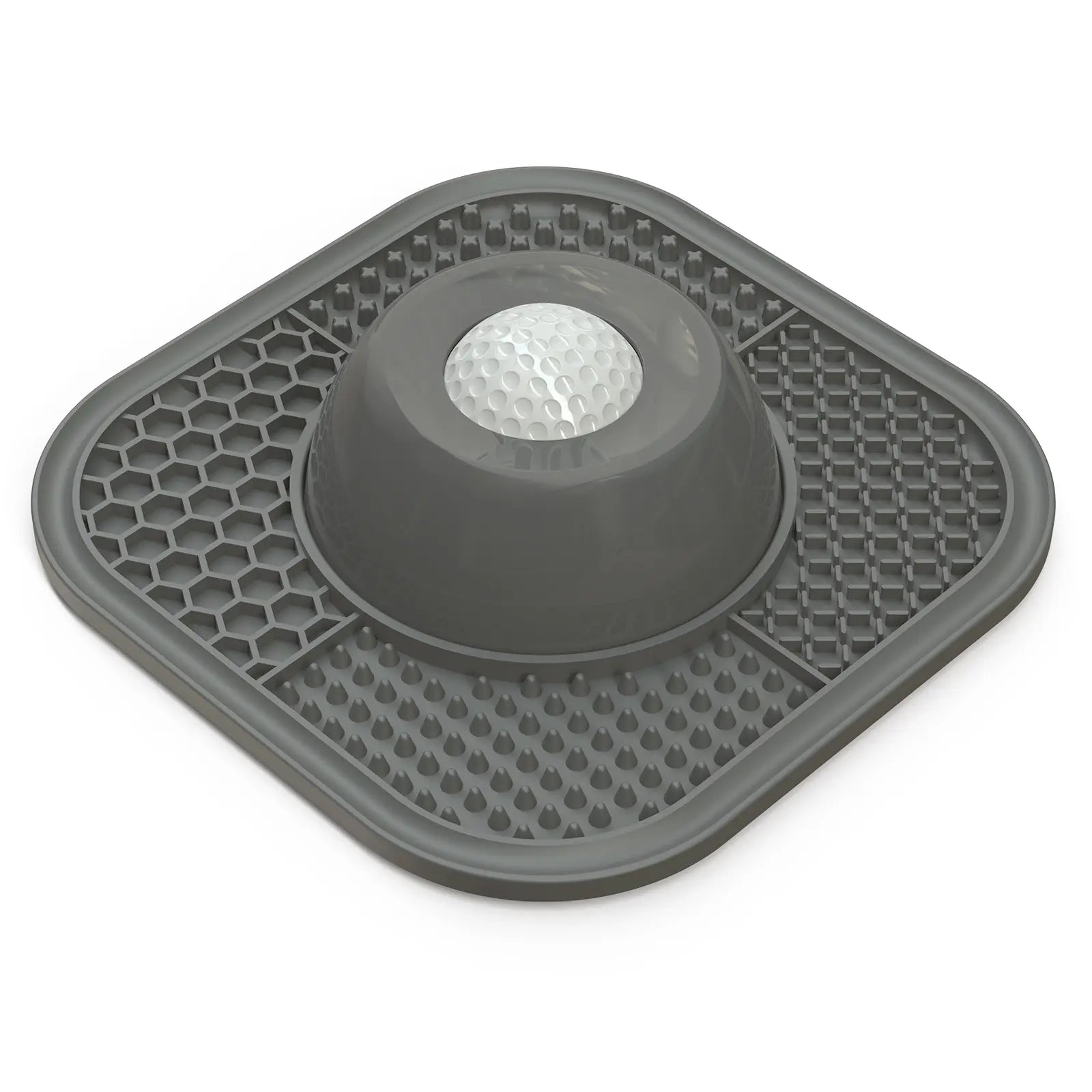 Pawlove Slow Feeder Dog Bowl with Entertained Ball-In - Anti-Slip Lick Bowl for Bone Broth & Yogurt, Perfect for All Breeds - Ideal for Dietary Supplements & Post-Op Nutrition
