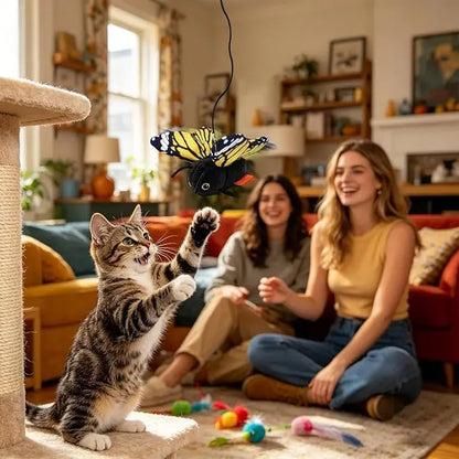 Interactive Electric Cat Toy - USB Rechargeable Fun for Kittens & Cats | Engaging Indoor & Outdoor Play for All Sizes