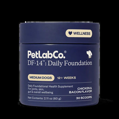 DF-14 Daily Foundation: 14-In-1 Multifunctional Dog Supplement Powder - Longevity Support Made Simple with One Easy Daily Scoop