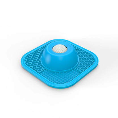 Pawlove Slow Feeder Dog Bowl with Entertained Ball-In - Anti-Slip Lick Bowl for Bone Broth & Yogurt, Perfect for All Breeds - Ideal for Dietary Supplements & Post-Op Nutrition