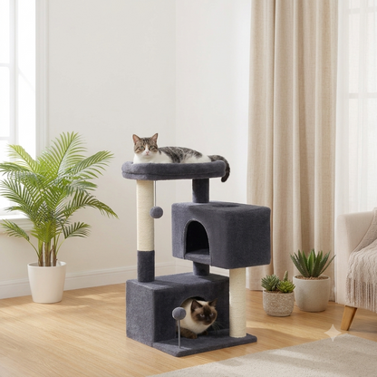 Multi-Level Cat Tree Tower for Kittens, Small, Medium & Large Cats