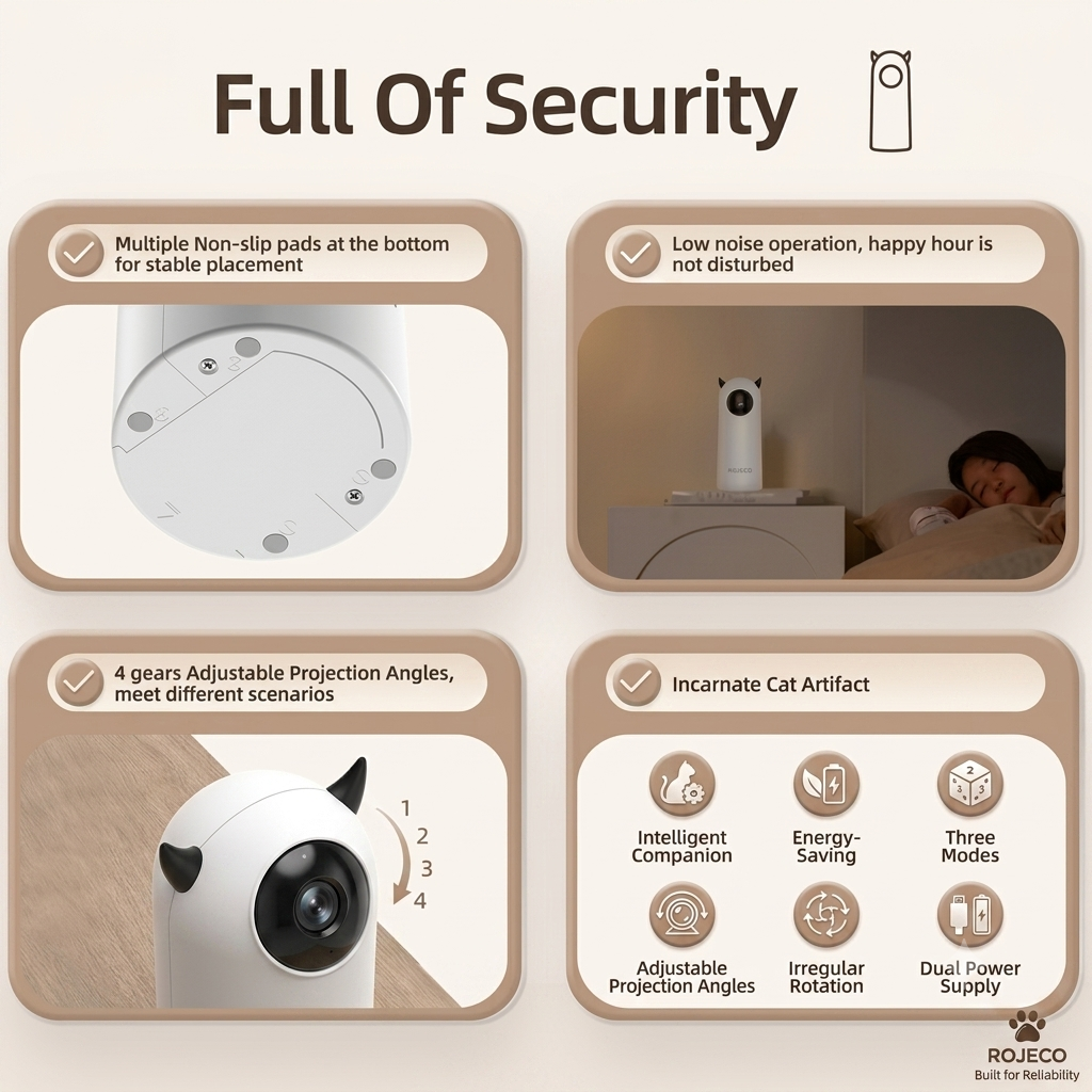 Automatic Cat Toy – Interactive Smart LED Laser