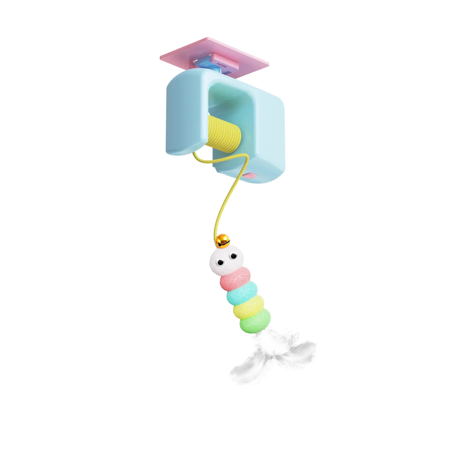 Interactive Automatic Bungee Cat Toy - USB Rechargeable Hanging Door Teaser for Endless Fun and Exercise!