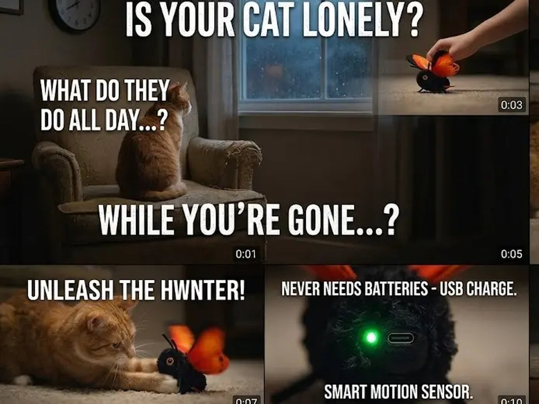 Interactive Electric Cat Toy - USB Rechargeable Fun for Kittens & Cats | Engaging Indoor & Outdoor Play for All Sizes