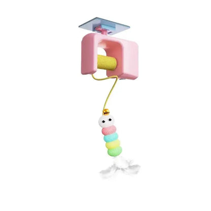Interactive Automatic Bungee Cat Toy - USB Rechargeable Hanging Door Teaser for Endless Fun and Exercise!