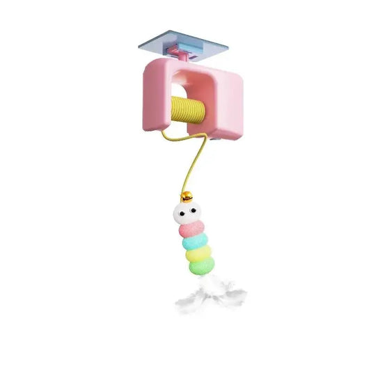 Interactive Automatic Bungee Cat Toy - USB Rechargeable Hanging Door Teaser for Endless Fun and Exercise!