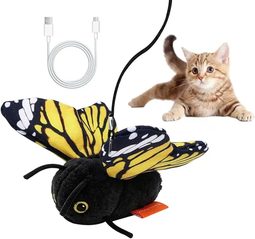 Interactive Electric Cat Toy - USB Rechargeable Fun for Kittens & Cats | Engaging Indoor & Outdoor Play for All Sizes