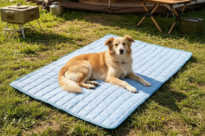 2026 Ice Cool Upgrade Dog Cooling Mat Summer Pet Cold Bed Extra Large for Small Big Dogs Pad Breathable Pet Cold Bed