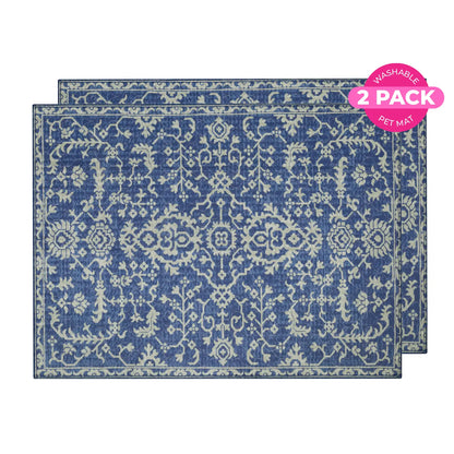 Lovewag Pets Eco-Friendly Washable Dog Pads - Leak-Proof, Multi-Design Options, Sizes 16"x24", 36"x48", 28"x41", and 54"x72" - Pack of 2