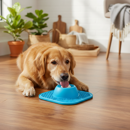 Pawlove Slow Feeder Dog Bowl with Ball